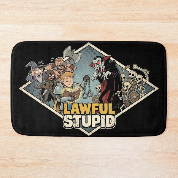 Item preview, Lawful Stupid Paladin Undead Vampire Funny RPG Gamer designed and sold by Fenay Designs.