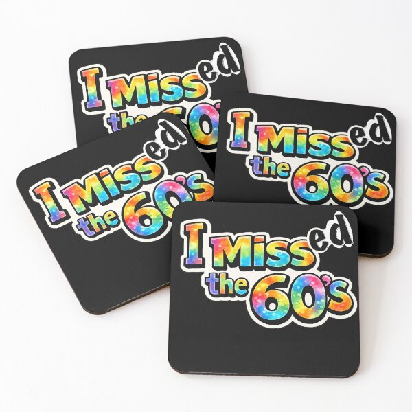 Item preview, I Missed the 60’s – Retro Tie-Dye Hippie Humor Design designed and sold by Hippy Hussy Designs.