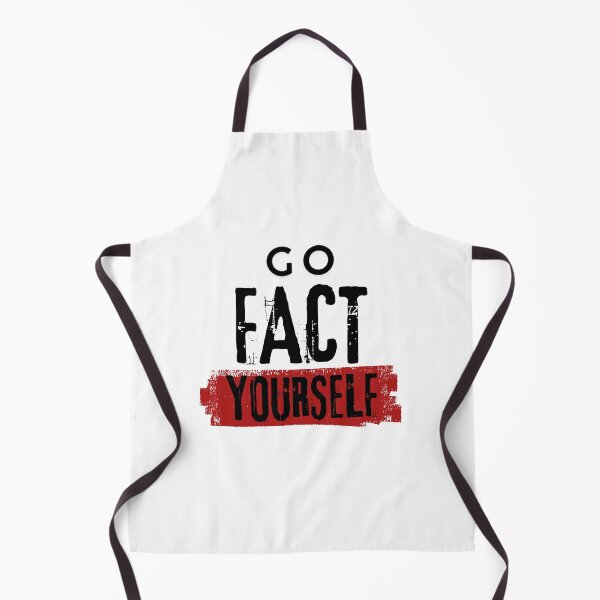 Item preview, Go Fact Yourself – Funny Sarcastic Black & Red Typography designed and sold by JB-designstudio.