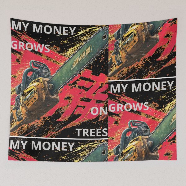 Item preview, My Money Grows On Tress Funny Gifs For Arborists designed and sold by KRIS TakeThisShirt POD Shop.
