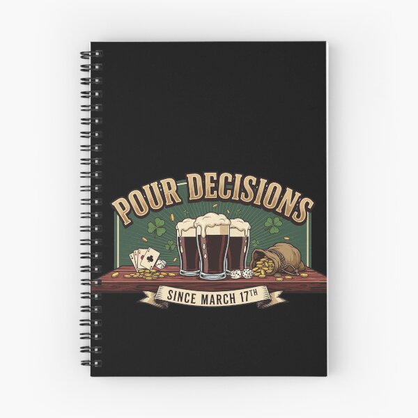 Item preview, Pour Decisions — Vintage Irish Pub Scene St Patrick's Day Drinking designed and sold by FelixnRobinus.