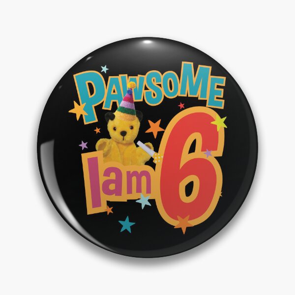 Item preview, Sooty I Am Six 6th Birthday Pawsome Kids designed and sold by All-And-Every.