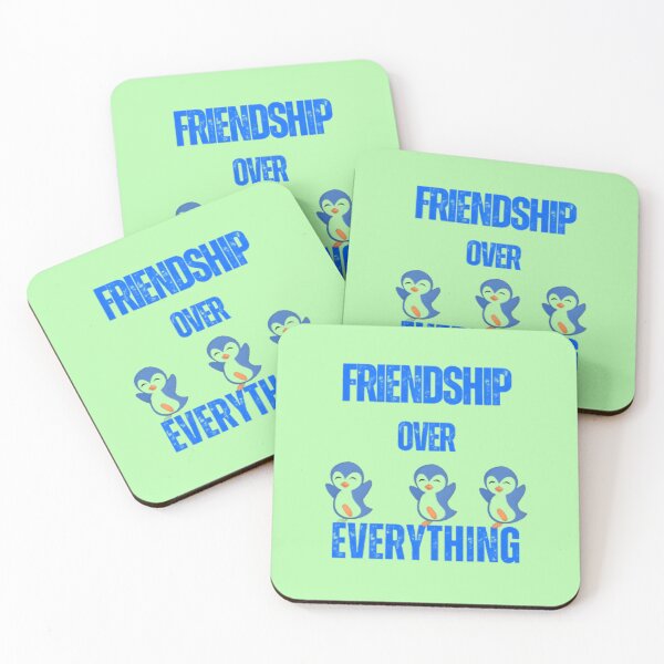 Item preview, Friendship Over Everything – Meaningful Friendship Quote T-Shirt & Lifestyle Products designed and sold by Grand-Trends.