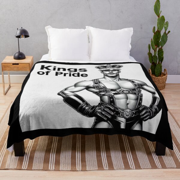 Item preview, Gay Leather Kings of Pride Defiant Currency Black & White Tom of Finland Tribute Gay Pride Graphic Design designed and sold by ItsAKinkThing.