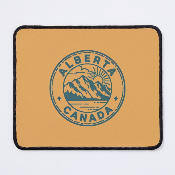 Item preview, Alberta Canada Heritage Mountain Emblem – Vintage Badge Design designed and sold by Timeless Design.