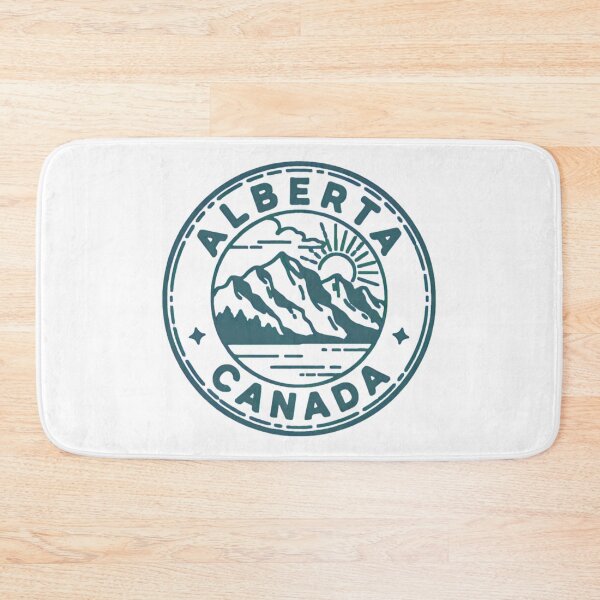 Item preview, Alberta Canada Heritage Mountain Emblem – Vintage Badge Design designed and sold by Timeless Design.