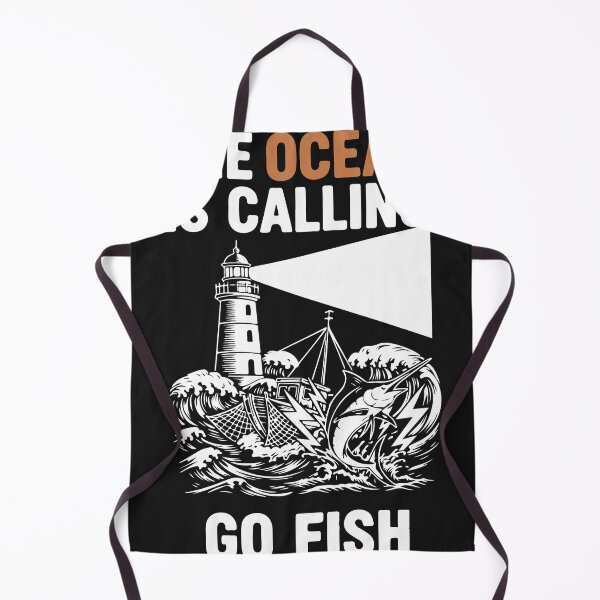 Item preview, The Ocean is Calling - Lighthouse and Marlin Fishing designed and sold by PixelStudioBe.
