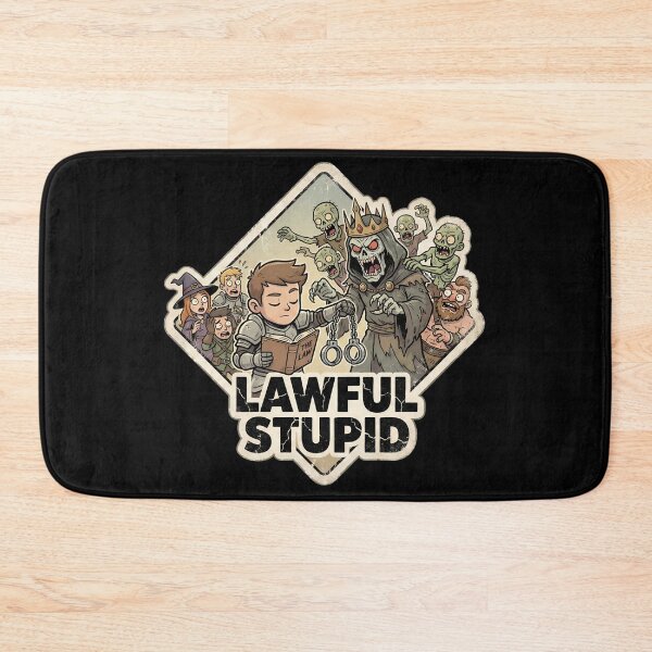 Item preview, Lawful Stupid Paladin Lich King Funny RPG Design designed and sold by Fenay Designs.
