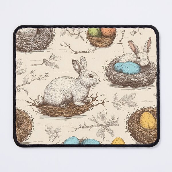 Item preview, Bunnies and Easter Eggs designed and sold by Winter Wonderland.
