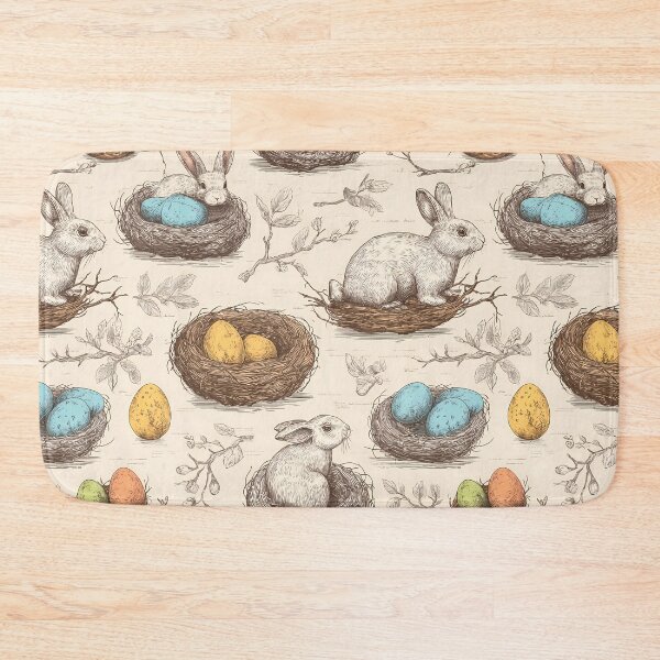 Item preview, Bunnies and Easter Eggs designed and sold by Winter Wonderland.