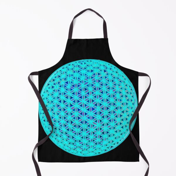 Item preview,  Neon blue flower of life, scared geometry, zen life  designed and sold by hollycooper.