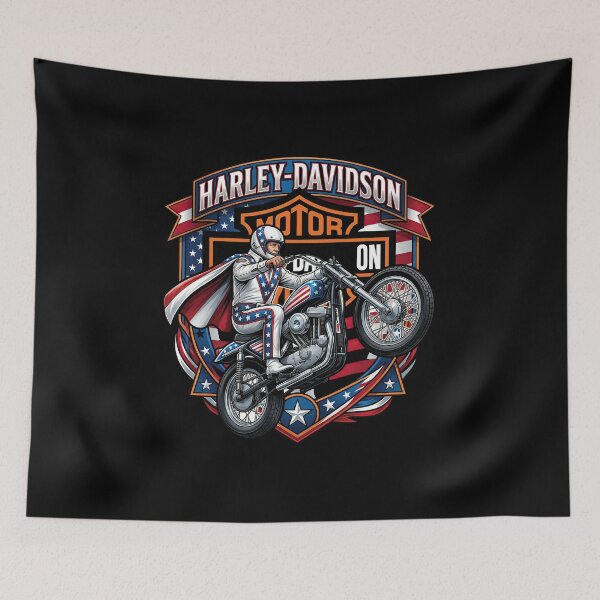 Item preview, Harley Davidson Road Freedom Motorcycle Illustration designed and sold by enzoade.