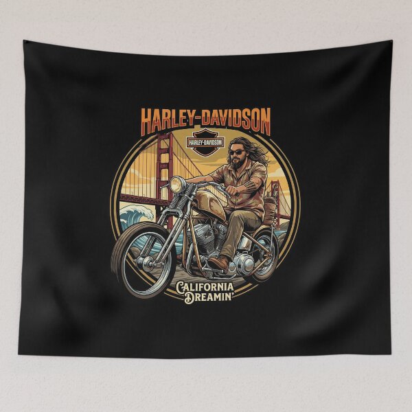 Item preview, Harley Davidson Classic American Cruiser Illustration designed and sold by enzoade.