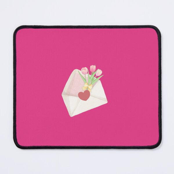 Item preview, Aesthetic Pink Tulip Love Letter - Soft Watercolor Floral Stationery Art designed and sold by Akira Design Store.