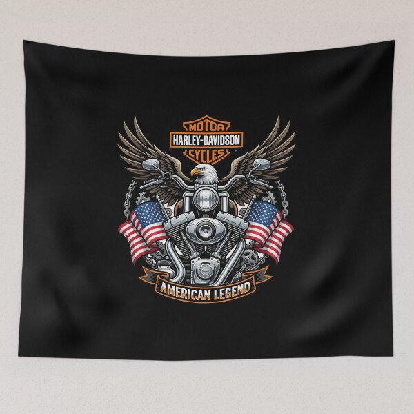 Item preview, Harley Davidson Vintage Rebel Motorbike Graphic Design designed and sold by enzoade.
