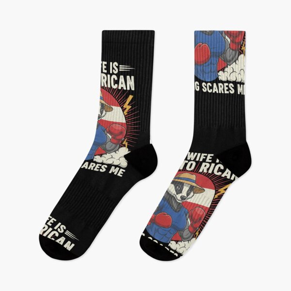 Item preview, My Wife Is Puerto Rican Nothing Scares Me - Fierce Boricua Pride designed and sold by MIMSCorneR.