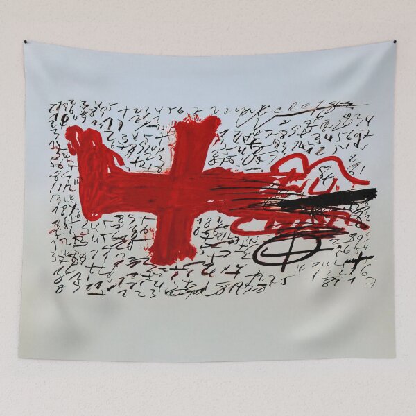 Item preview, Antoni Tapies - Jambe Et Chiffres 1984 designed and sold by melaartni.