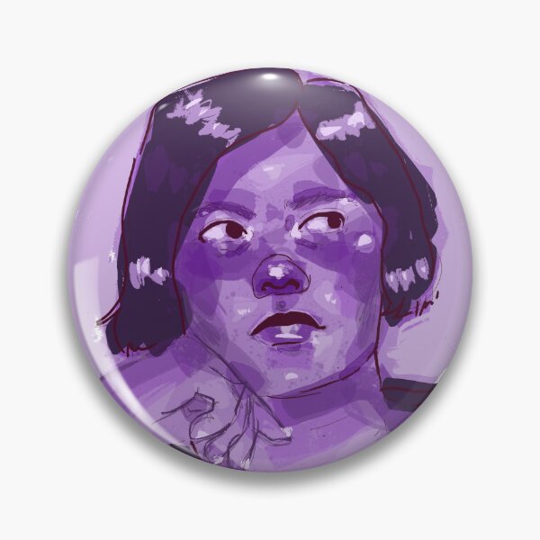 Item preview, Monique Wittig Purple Doodle Portrait designed and sold by LesbianMastermind.