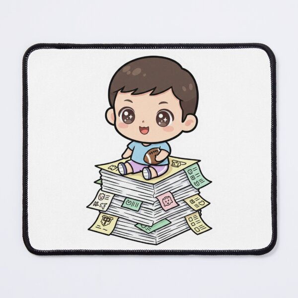 Item preview, Cute Little Scholar with Football  designed and sold by LoudVictory.
