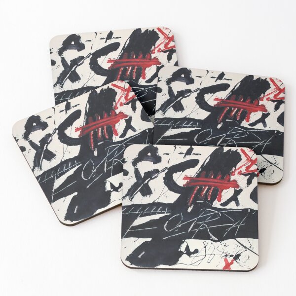 Item preview, Antoni Tapies - Negre I Roig Iii Fora 1976 designed and sold by melaartni.