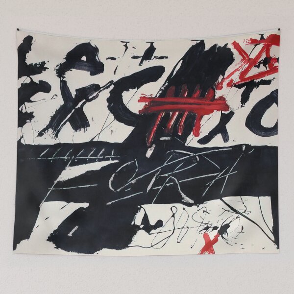 Item preview, Antoni Tapies - Negre I Roig Iii Fora 1976 designed and sold by melaartni.