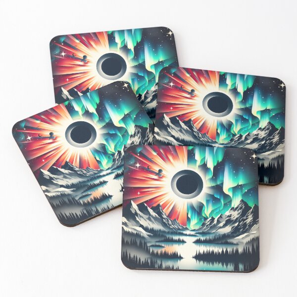 Item preview, Layered Northern Lights, Ai Generated Art   designed and sold by ACC .