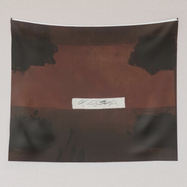 Item preview, Antoni Tapies - Pasted Cloth 1976 designed and sold by melaartni.