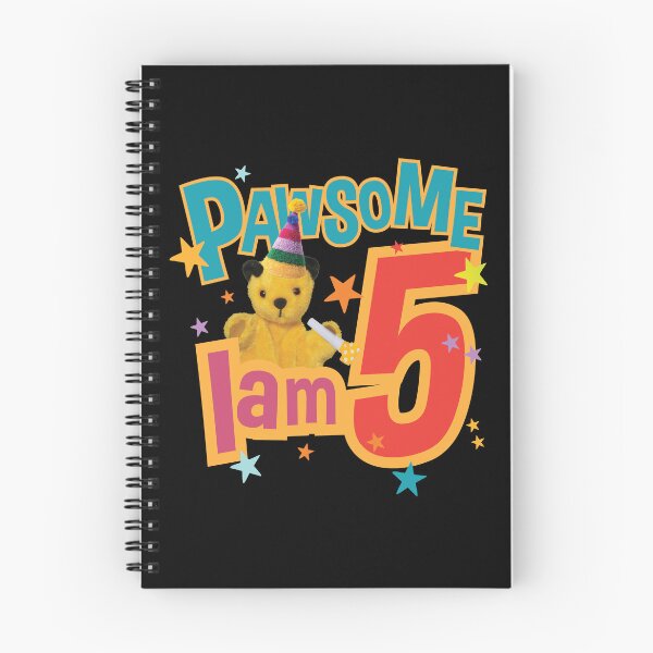 Item preview, Sooty I Am Five 5th Birthday Pawsome Kids designed and sold by All-And-Every.