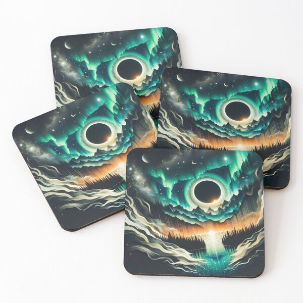 Item preview, Layered Northern Lights, Ai Generated Art   designed and sold by ACC .