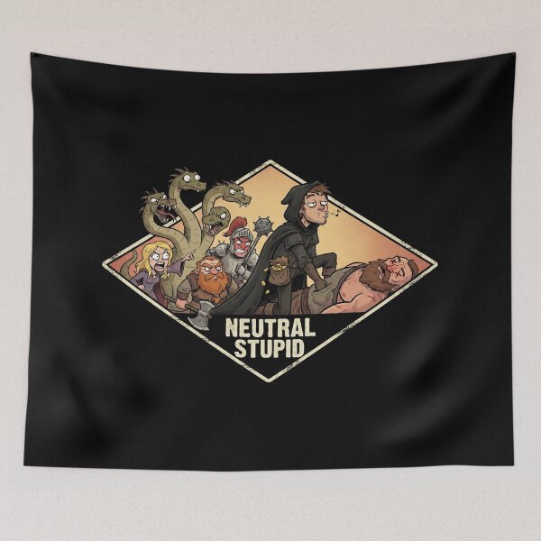 Item preview, Neutral Stupid Funny Rogue Looting Hydra RPG Design designed and sold by Fenay Designs.