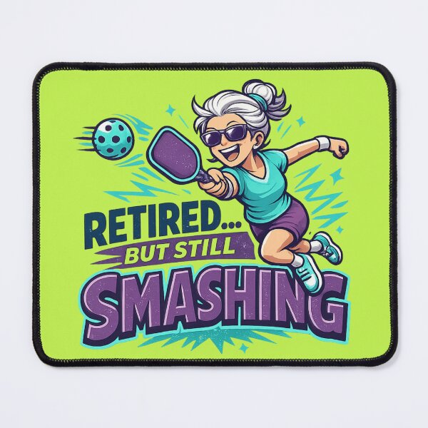 Item preview, Funny Pickleball Grandma Shirt – Retired But Still Smashing – Humorous Gift for Grandmother designed and sold by Pickleball-Gift.