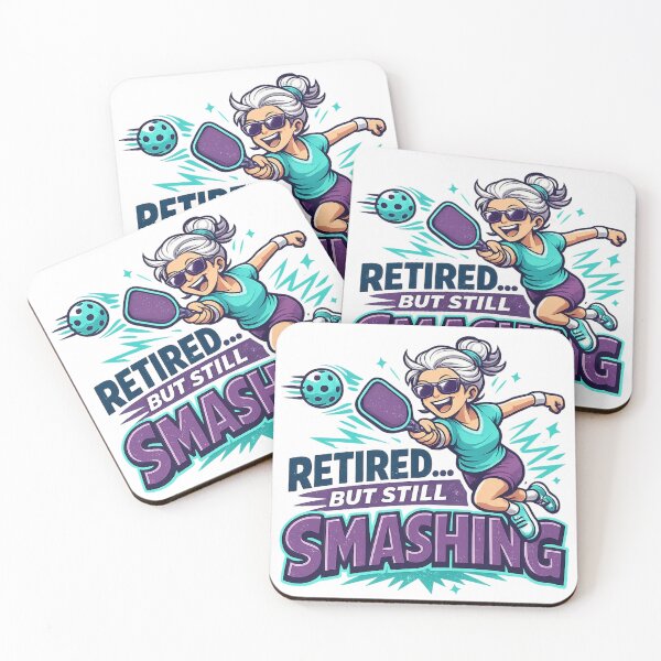 Item preview, Funny Pickleball Grandma Shirt – Retired But Still Smashing – Humorous Gift for Grandmother designed and sold by Pickleball-Gift.