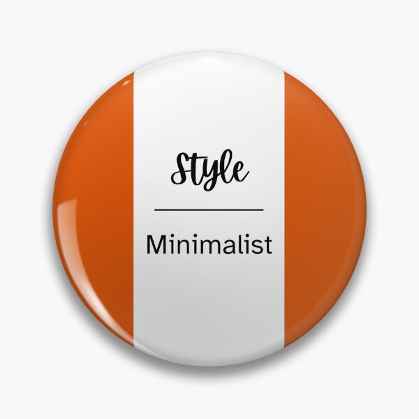 Item preview, Style Minimalist Orange and White Color designed and sold by AndysTeeShop.
