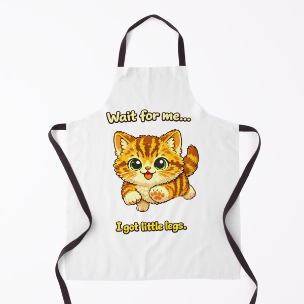 Item preview, Cute Running Kitten With Little Legs designed and sold by madebysiwa.