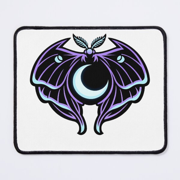 Item preview, Lunar Moth Sigil – Mystic Celestial Emblem designed and sold by wait4signal.