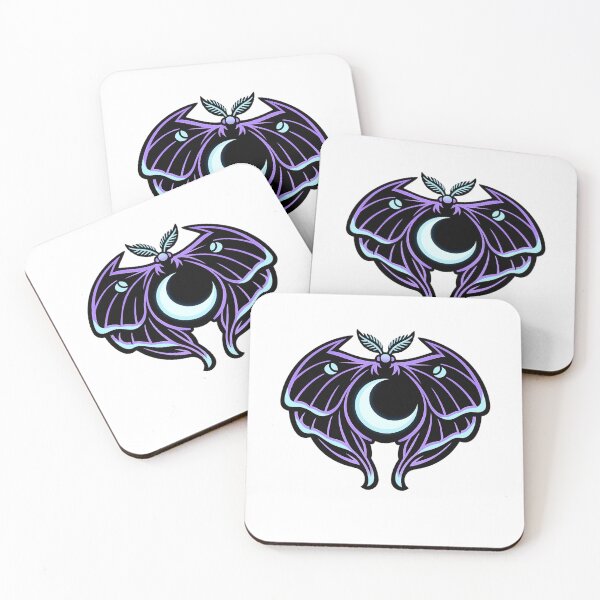 Item preview, Lunar Moth Sigil – Mystic Celestial Emblem designed and sold by wait4signal.