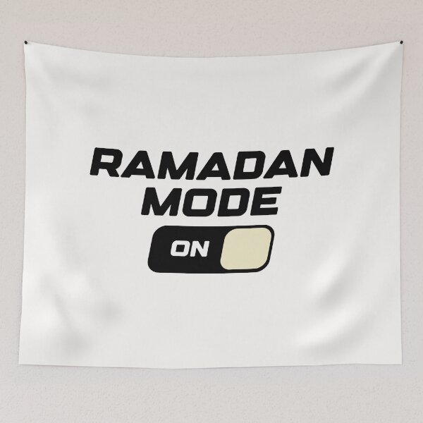 Item preview, Ramadan Mode On Dynamic Speed Typography Toggle Switch Art designed and sold by Miniature Store.