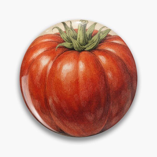 Item preview, Vintage Heirloom Tomato Art Print – Rustic Farmhouse Botanical Illustration designed and sold by Darlin8888.