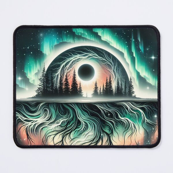 Item preview, Layered Northern Lights, Ai Generated Art   designed and sold by ACC .
