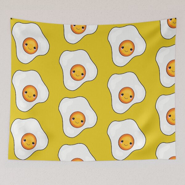 Item preview, Cute smiling fried egg  designed and sold by Snookies Prints.