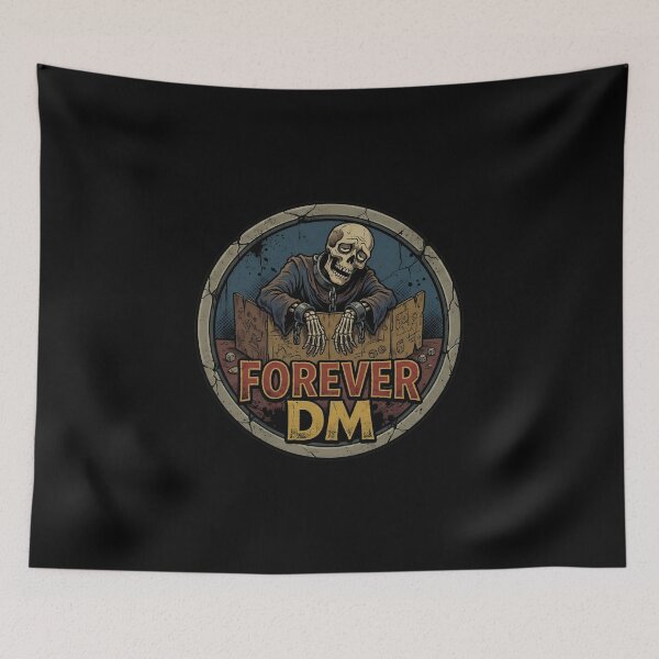 Item preview, Forever DM Tired Grim Reaper Game Master Funny RPG designed and sold by Fenay Designs.
