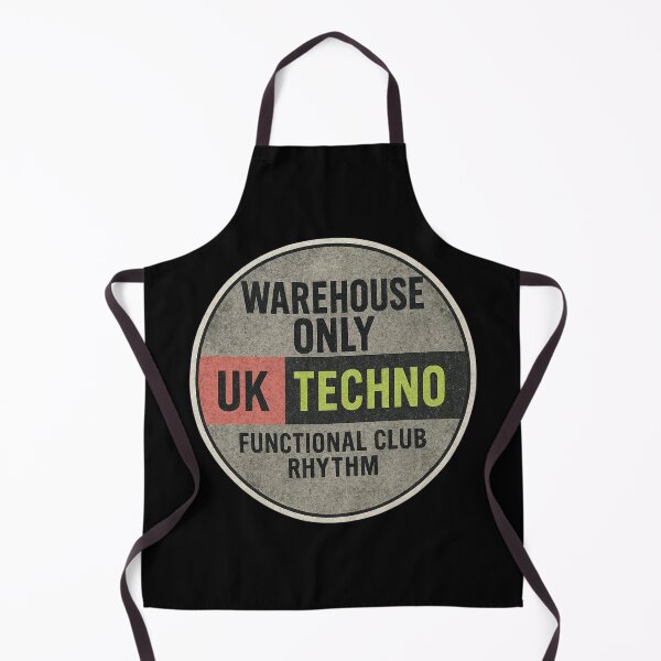 Item preview, Warehouse Only UK Techno – Underground Club Rhythm Typography designed and sold by |TRSSHOP|.