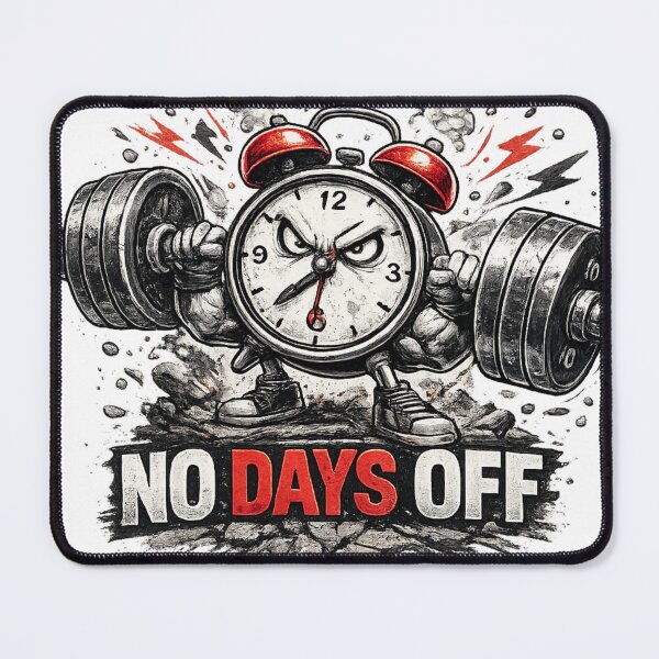 Item preview, No Days Off – Relentless Grind Graphic designed and sold by Raven Studios.