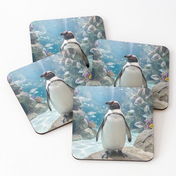 Item preview, Penguin standing at an Aquarium designed and sold by MiaRose85.