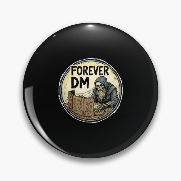 Item preview, Forever DM Bearded Skeleton Game Master Retro RPG Design designed and sold by Fenay Designs.