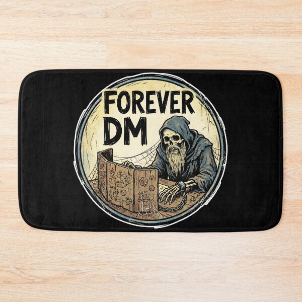 Item preview, Forever DM Bearded Skeleton Game Master Retro RPG Design designed and sold by Fenay Designs.