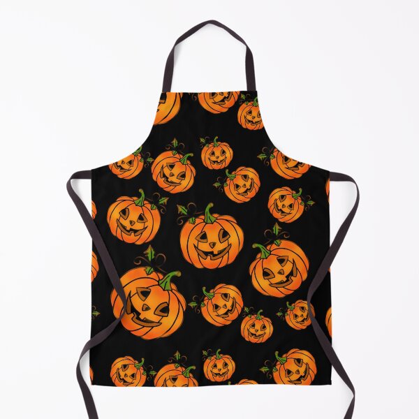 Item preview, Fun Halloween pumpkins jack-o-lantern pattern designed and sold by hollycooper.