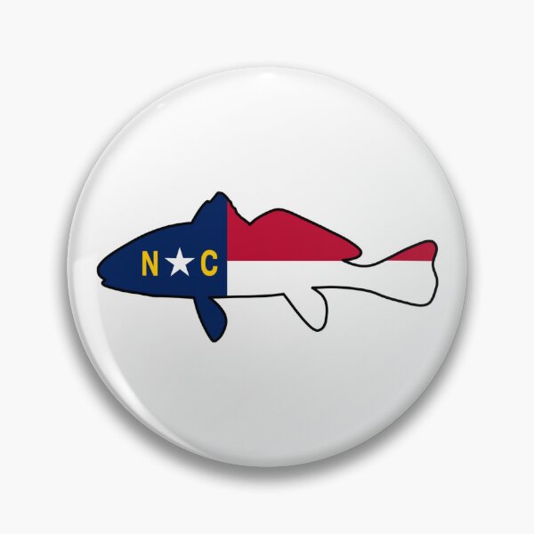 Item preview, Red Drum North Carolina State Flag designed and sold by marmalade-art.
