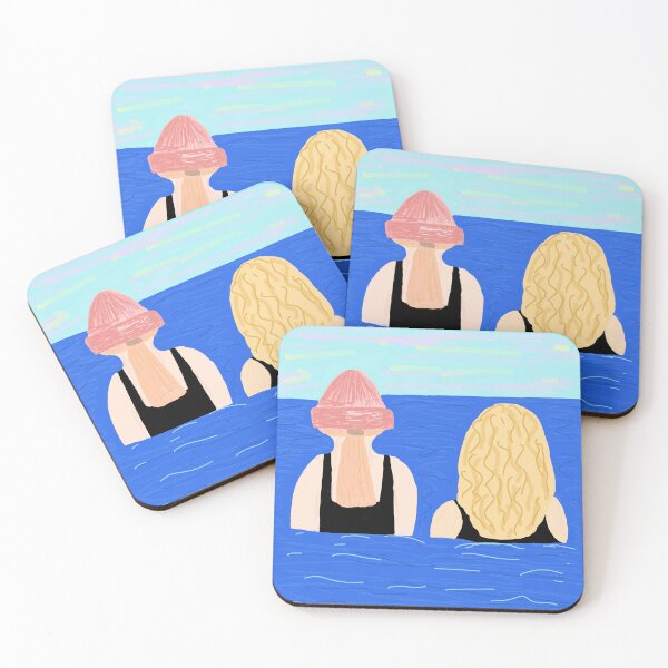 Item preview, Wild swimming with friends designed and sold by CRomanoArt.