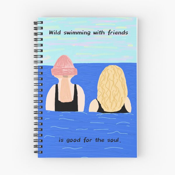 Item preview, Wild swimming with friends designed and sold by CRomanoArt.